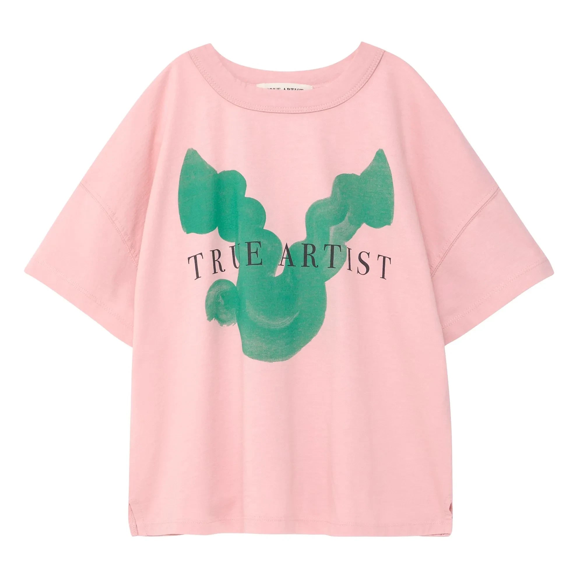 True Artist - Camiseta N°1 Kuş Algodón Orgánico | Rosa Viejo