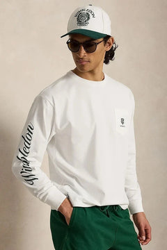 Polo Ralph Lauren blusa de manga larga de algodón para hombre Wimbledon