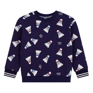 Petit Bateau - Forro polar de bádminton | Azul noche