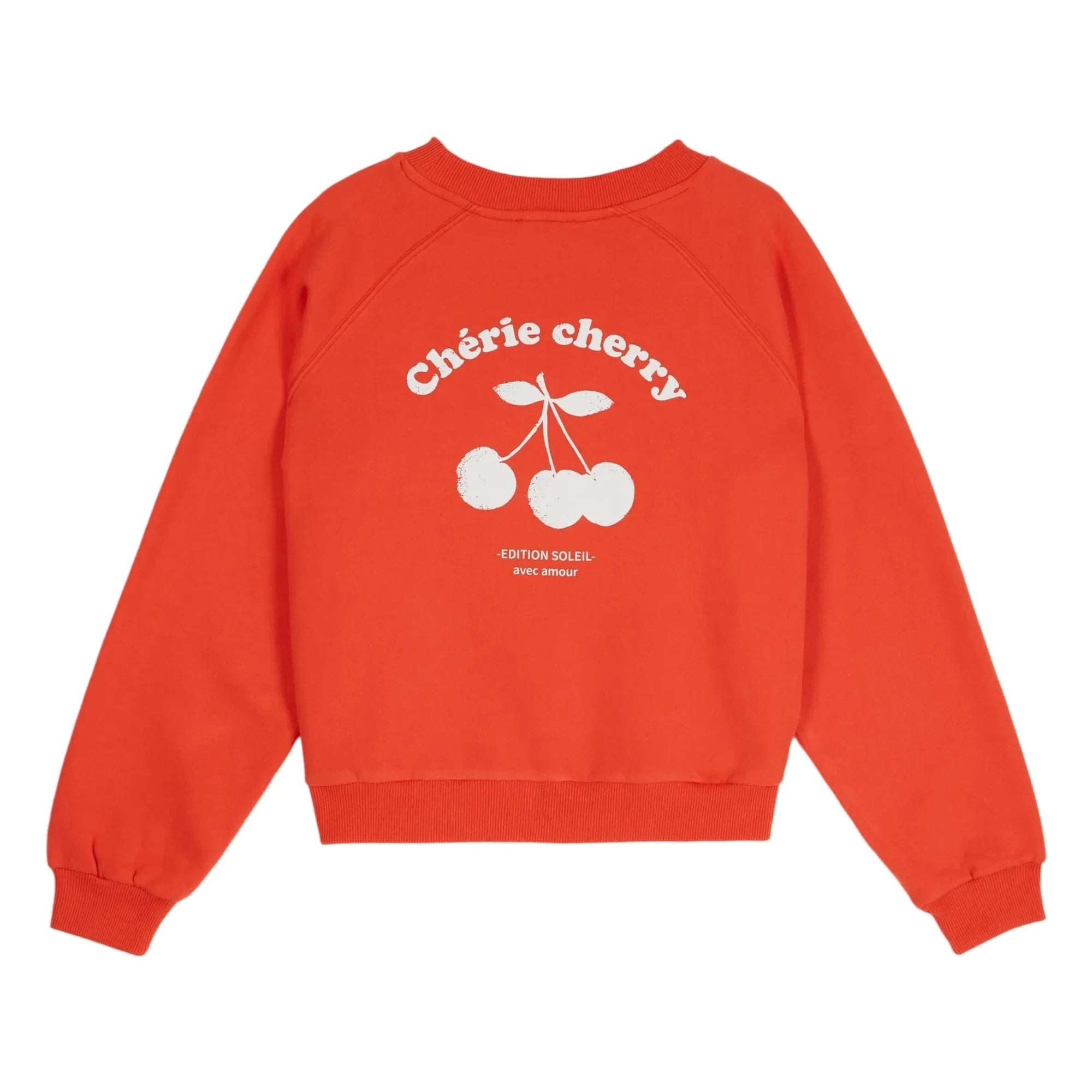 Emile et Ida - Sudadera de algodón orgánico con estampado de cerezas | Poppy