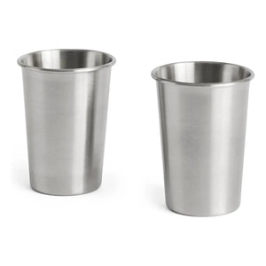 Hay - Outdoor Market vasos de acero, Jasper Morrison - Set de 2 | Acero