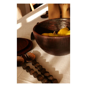 Woodmata - Juego de cubiertos para ensalada de teca | Teca