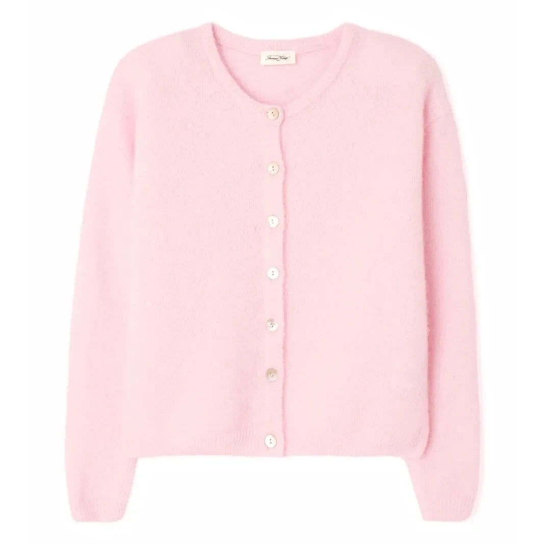 American Vintage - Cárdigan de Alpaca Vitow | Rosa chicle