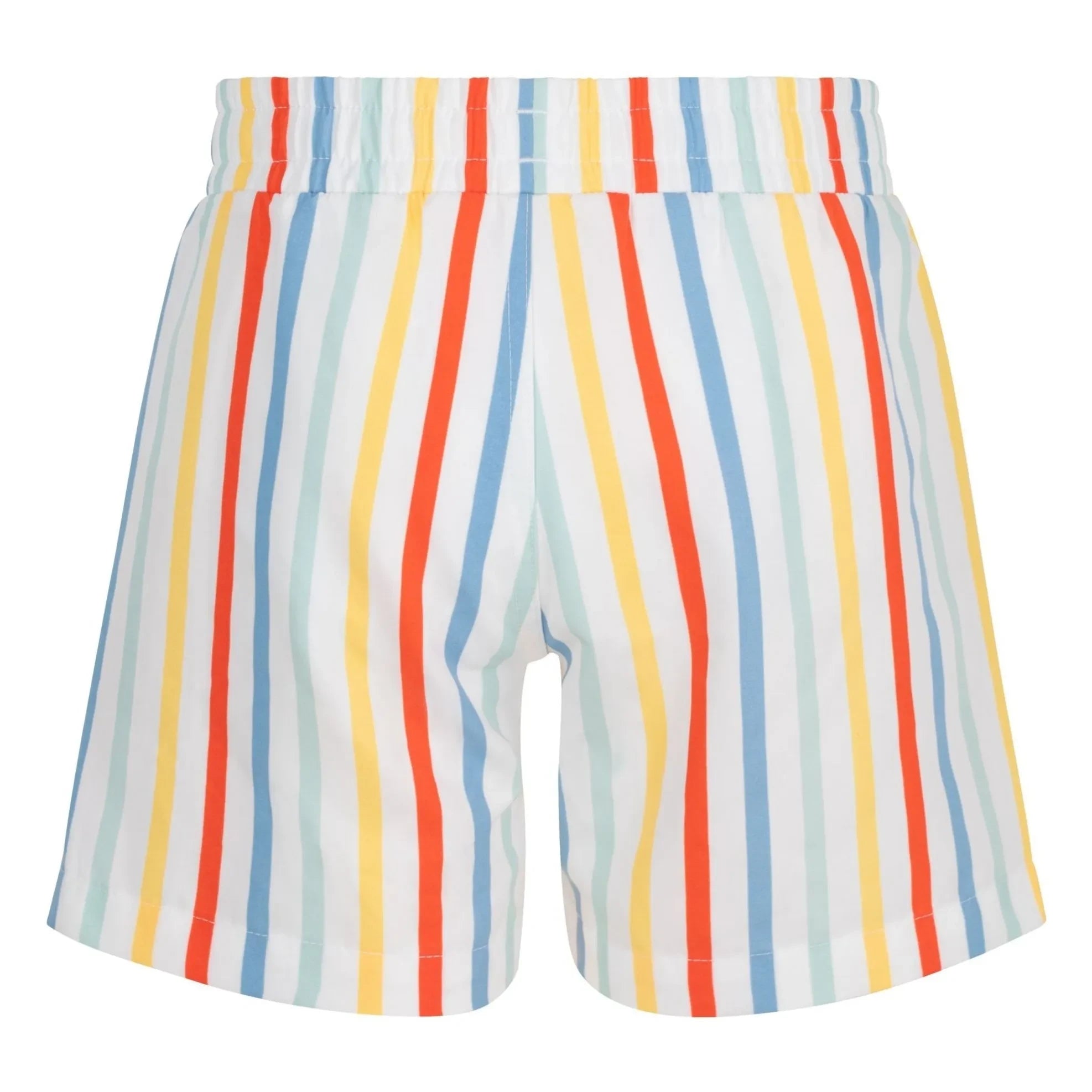 Petit Bateau - Bañador con rayas de fibra reciclada | Amarillo