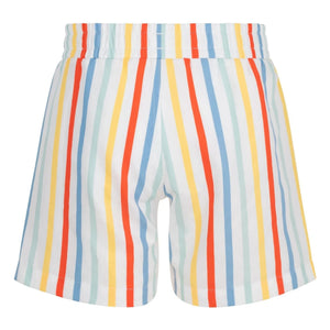 Petit Bateau - Bañador con rayas de fibra reciclada | Amarillo