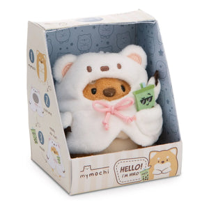 Nici - Perro de peluche Hiro con disfraz de oso polar | Blanco