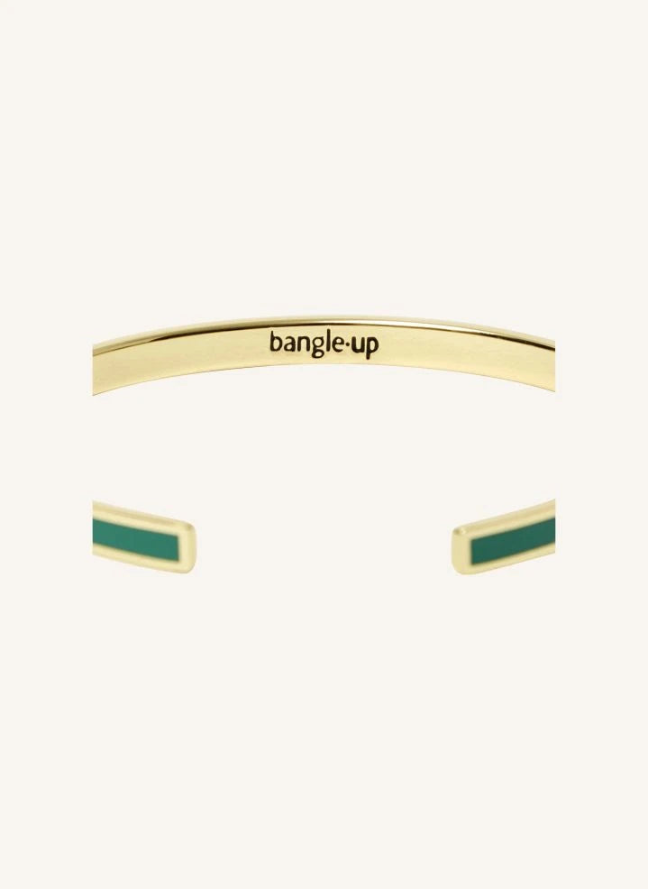 Bangle Up - Pulsera verde esmeralda