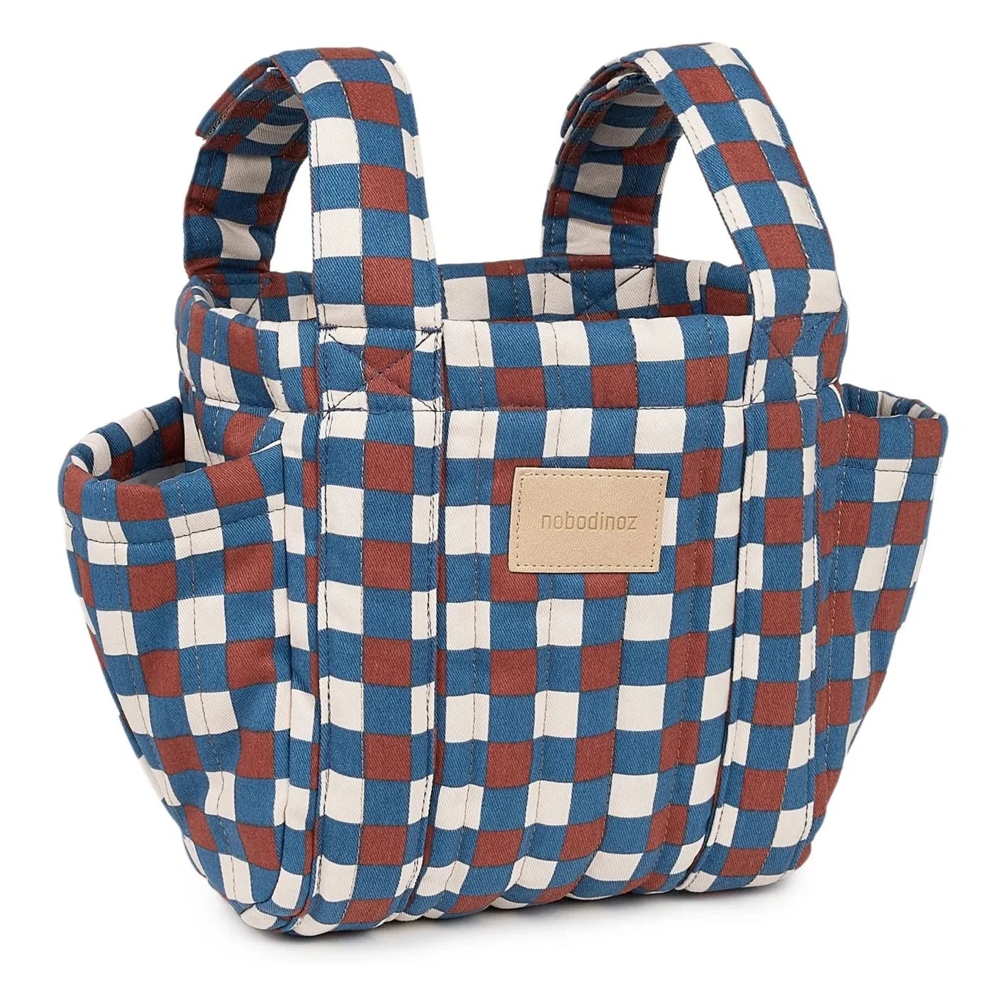 Nobodinoz - Bolso organizador de cochecito Hyde Park Mosaic | Azul