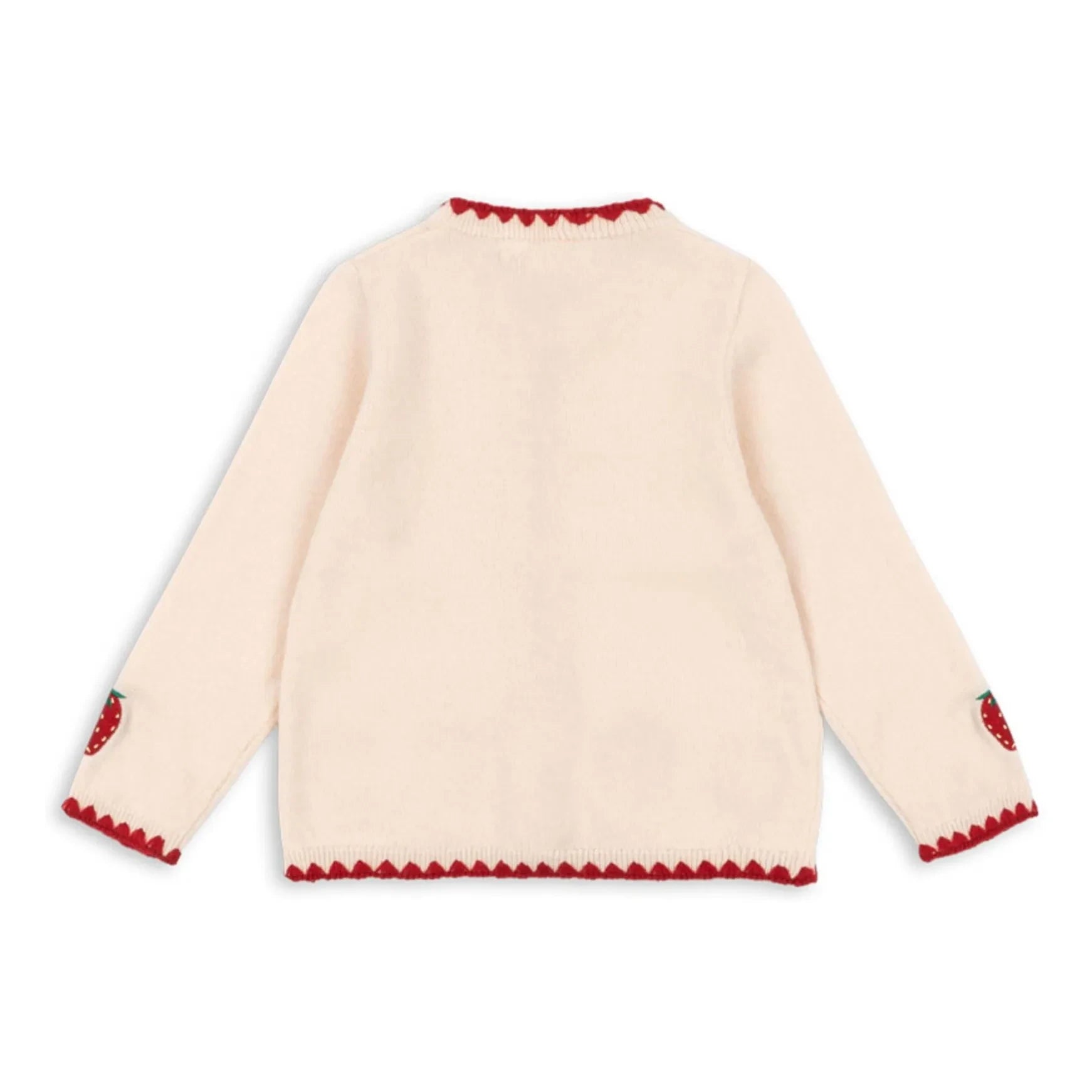 Konges Sløjd - Chaleco de lana Collette Strawberry | Crema