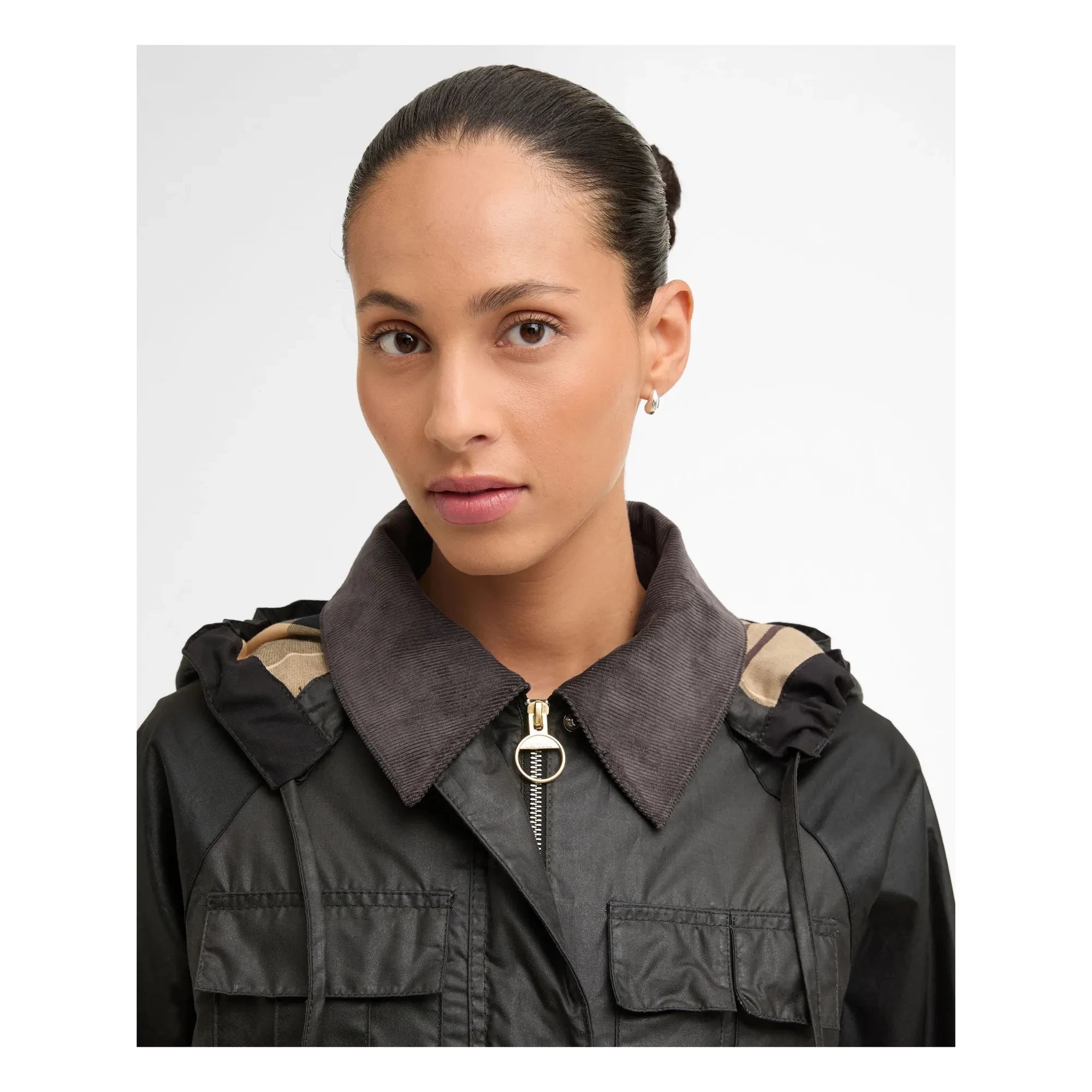 Barbour - Chaqueta encerada Liza | Negro