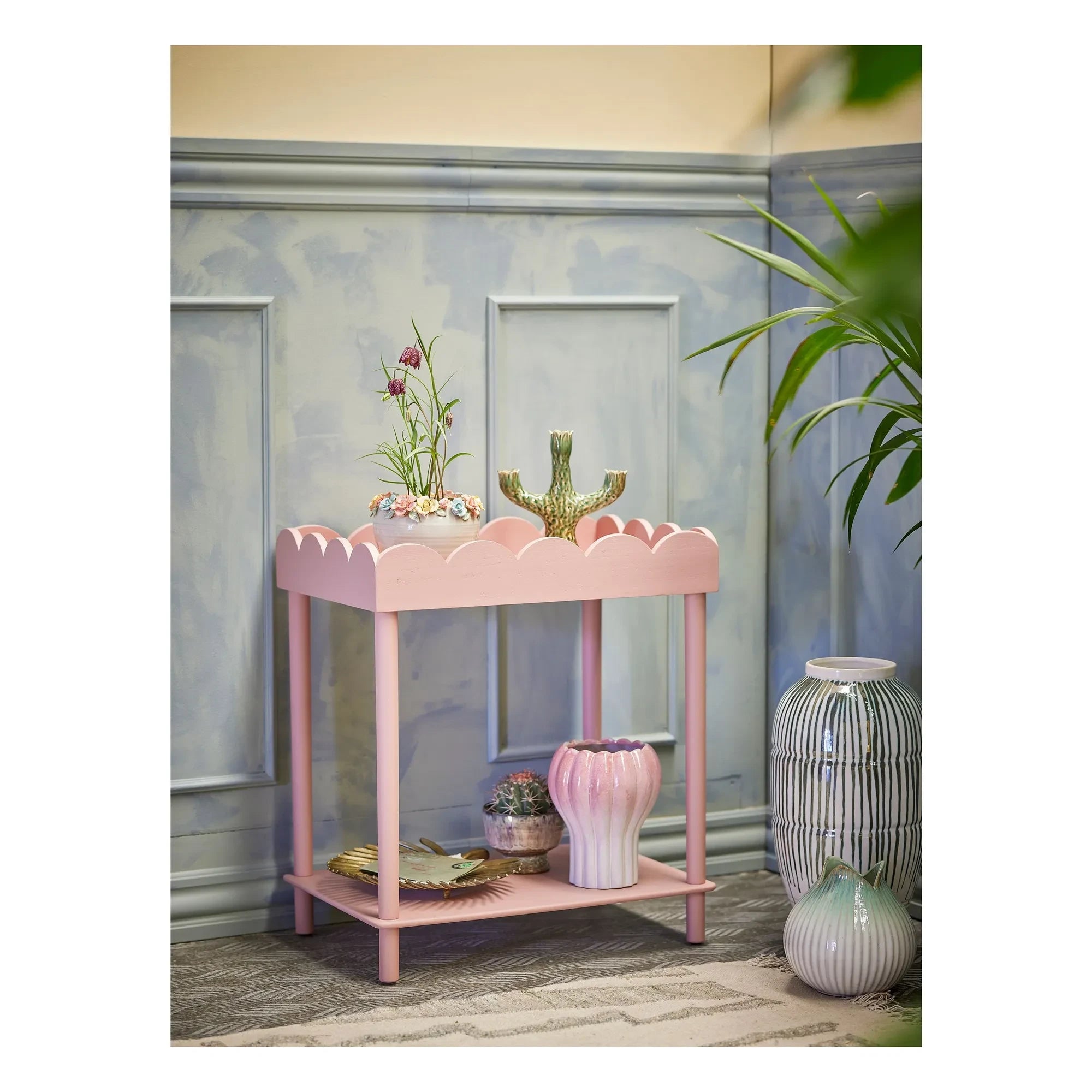 Bloomingville Mini - Mesa auxiliar Isola | Rosa