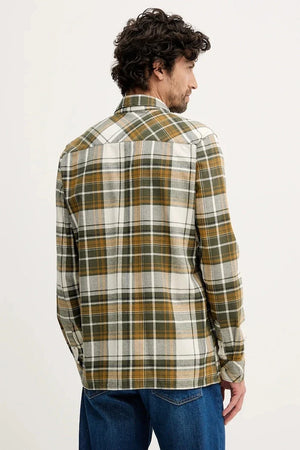 Camisa de algodón Barbour Malham