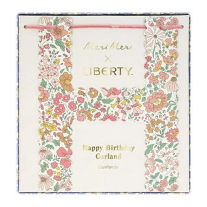 Meri Meri - Guirnalda de cumpleaños - Meri Meri x Liberty