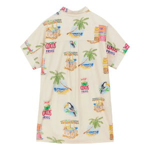 a.p - Vestido de algodón Cocos | Crudo