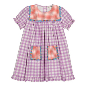 Hello Simone - Louisette Vichy Vestido | Lavanda