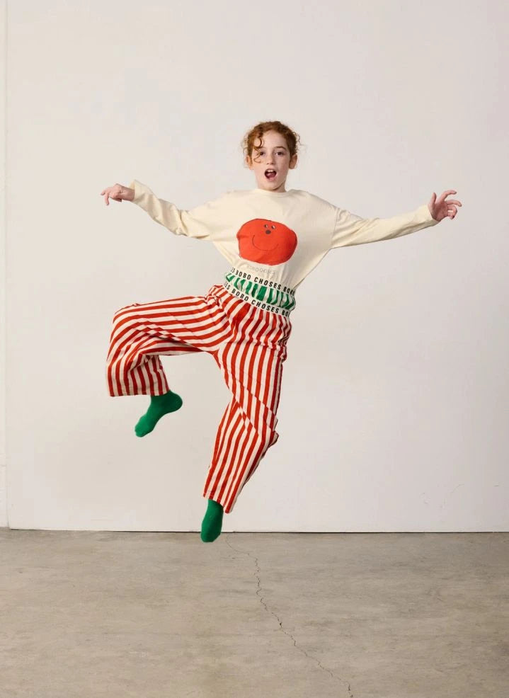 Bobo Choses - Bobo Choses Conjunto de camiseta y pantalón de algodón orgánico | Rojo