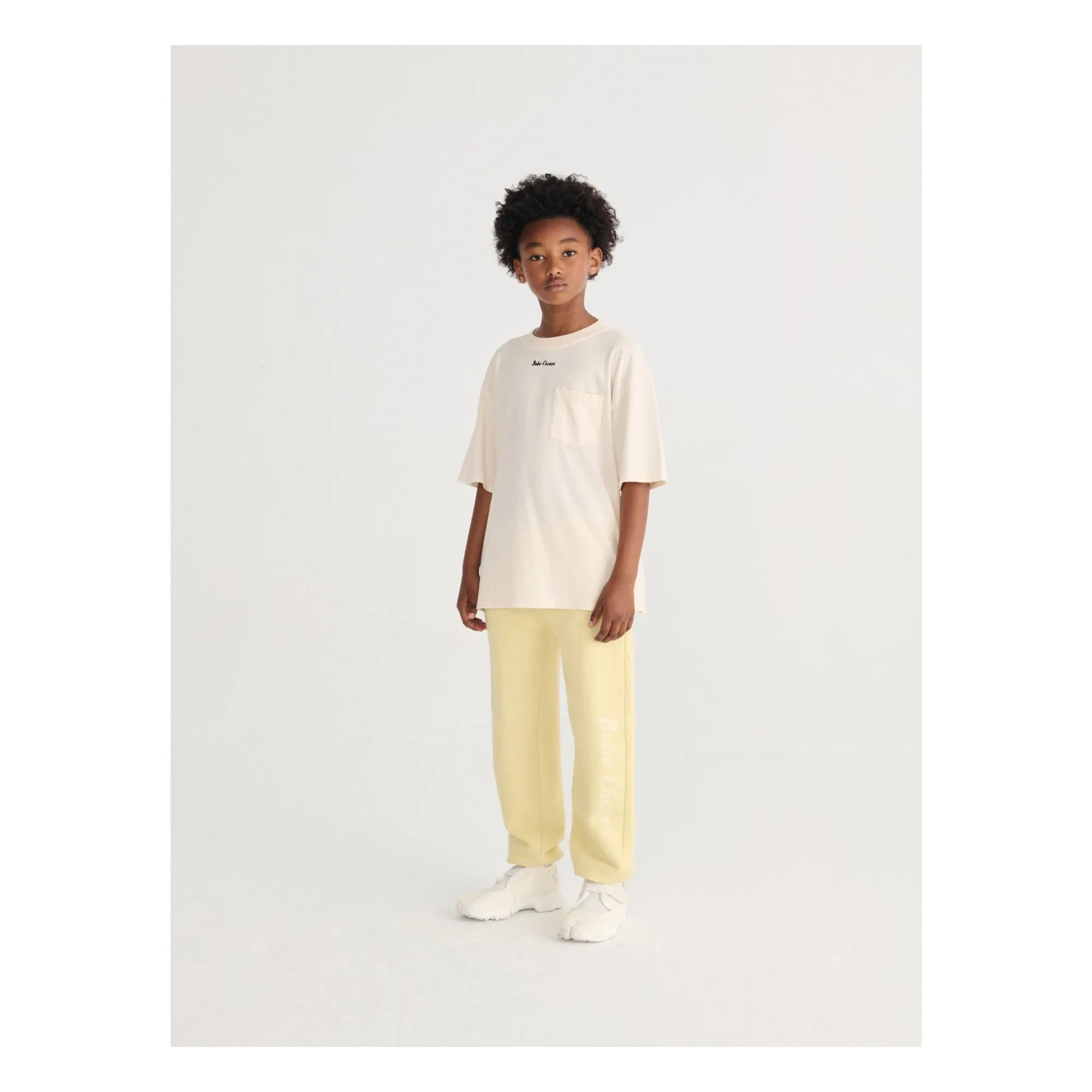 Bobo Choses - Camiseta Oversize Rapid Radish Algodón Orgánico | Blanco