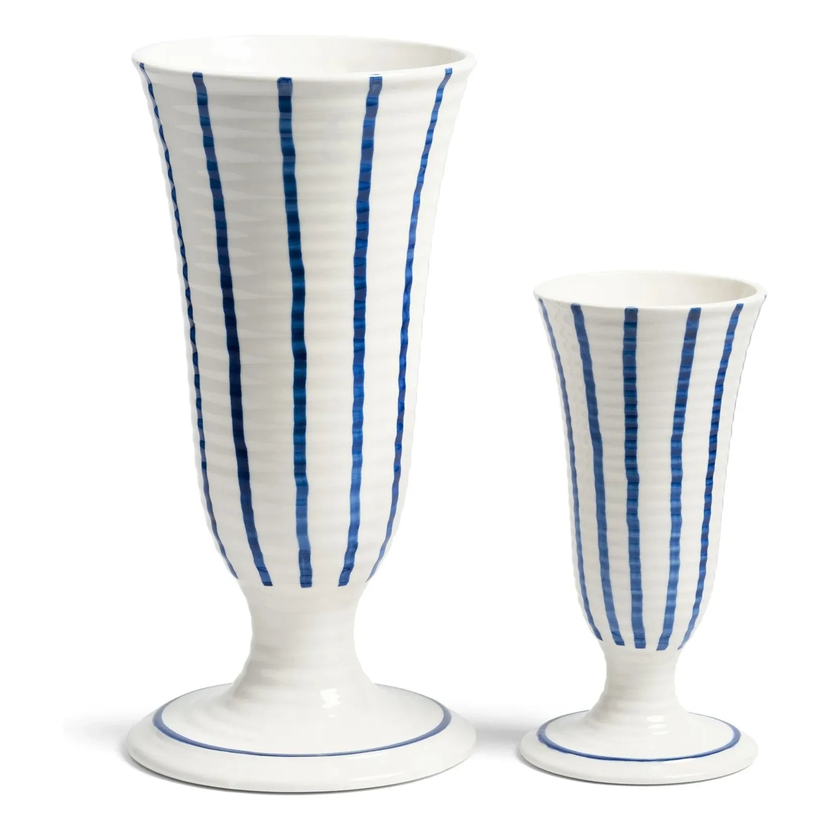 &Klevering - Jarrón de porcelana Anouk Lilium | Azul