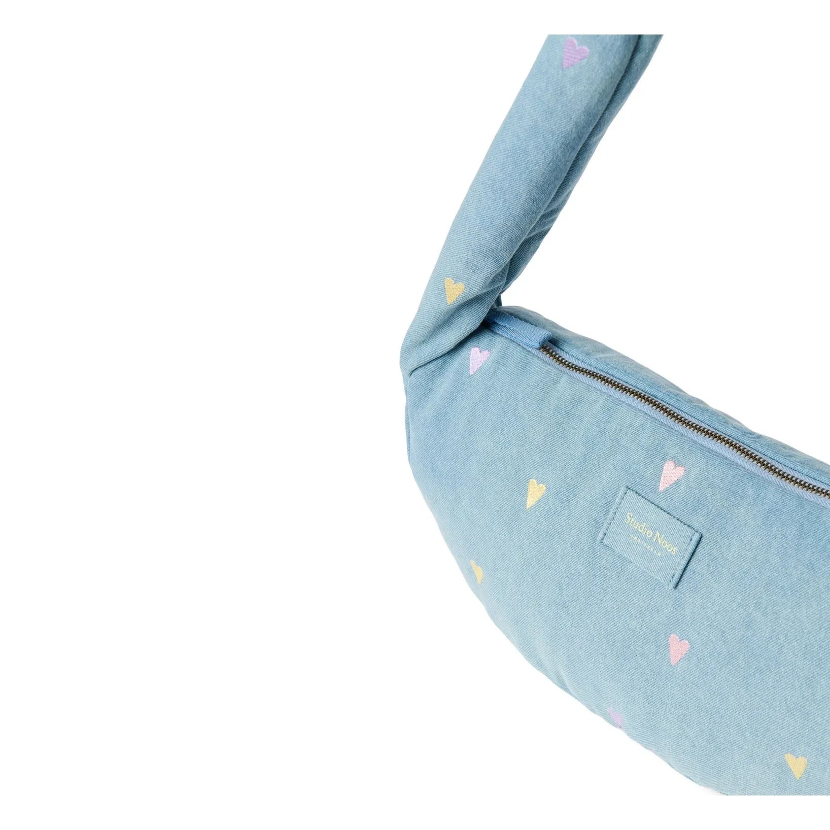 Studio Noos - Hearts Denim Omuz Çantası
