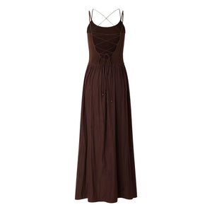 Sessùn - Vestido de fibra reciclada Sweet Mambo | Marrón