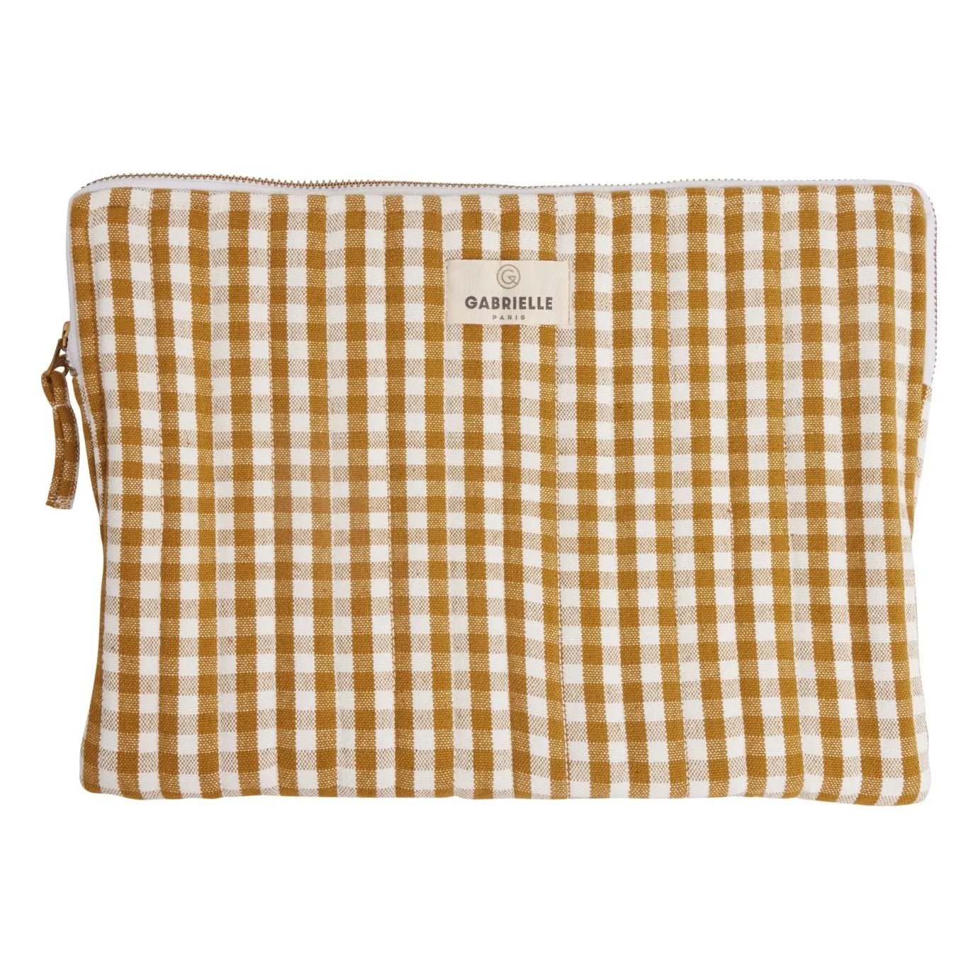 Gabrielle Paris - Funda de ordenador Vichy | Color Mostaza
