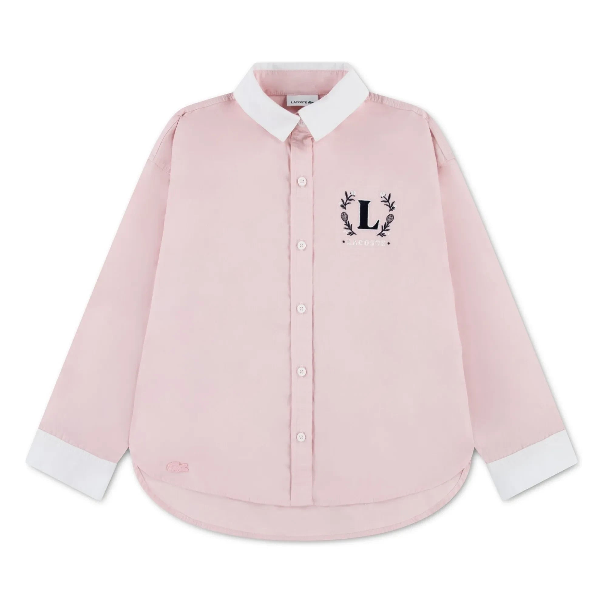 Lacoste - Camisa L Algodón orgánico | Rosa claro