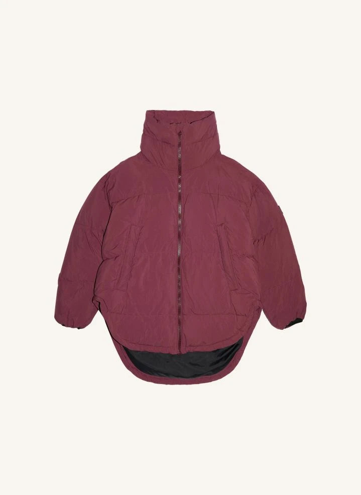 Finger in the nose - Chaqueta acolchada con relleno Snowbag | Aubergine