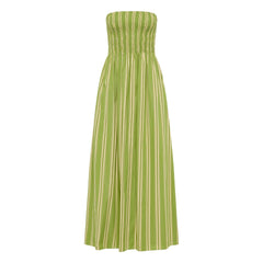 Faithfull the Brand - Vestido de rayas Jamie | Verde
