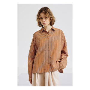Pomandère - Camisa de rayas | Albaricoque