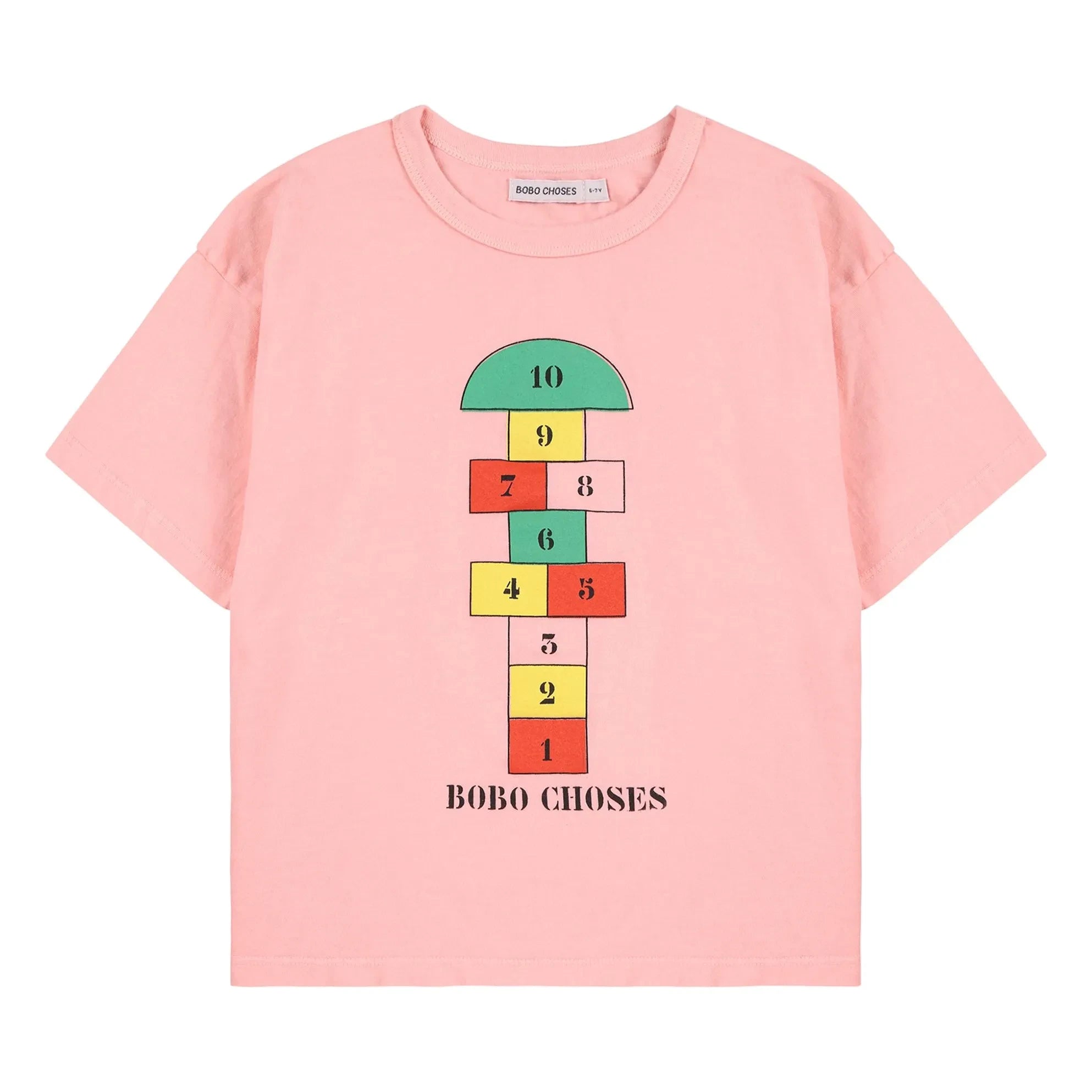 Bobo Choses - Camiseta Marelle de algodón orgánico | Rosa