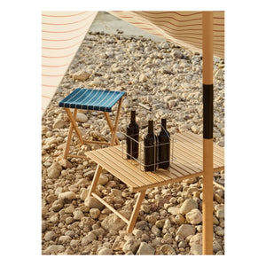 Hay - Tabure plegable Outdoor Market, Jasper Morrison | Azul