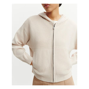 Bompard - Jersey cachemira y seda con capucha | Crudo