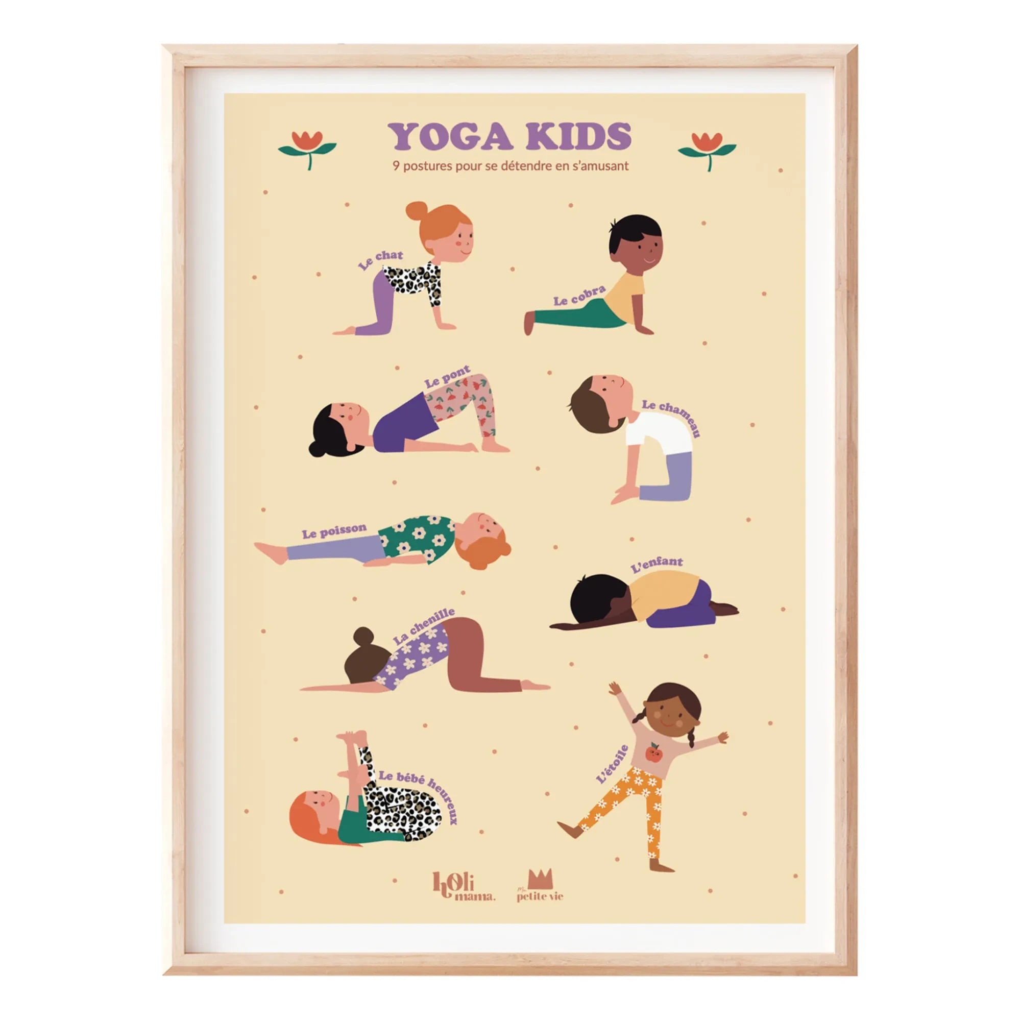 Ma petite vie - Cartel de formación de yoga