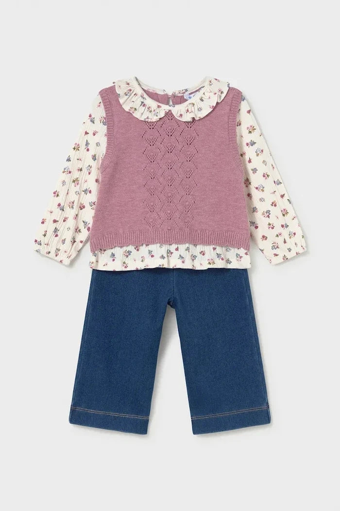 Conjunto diario de algodón para niños