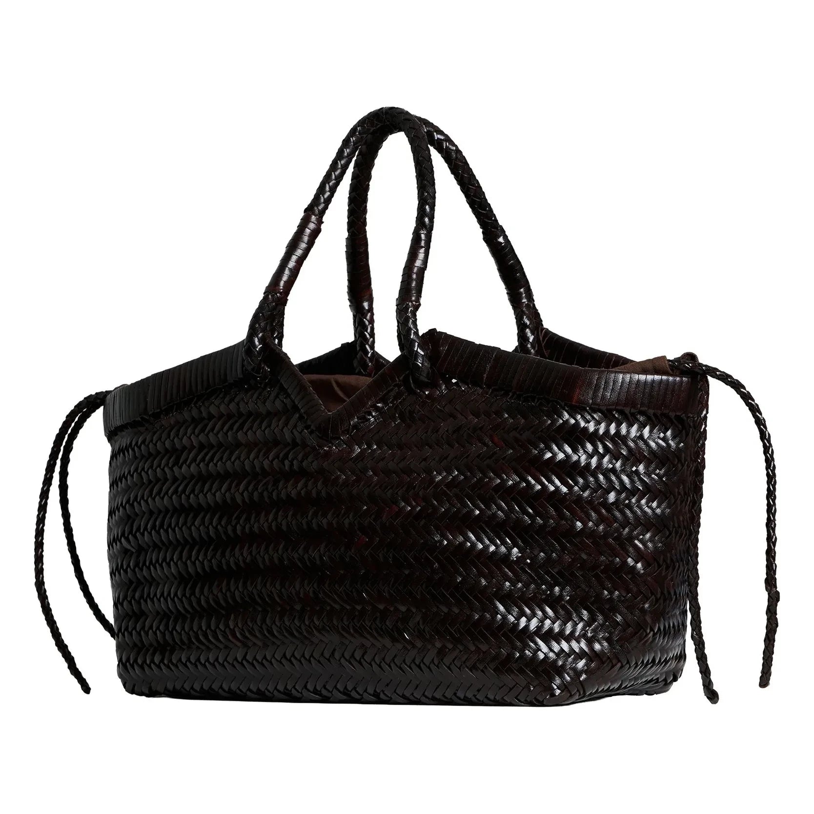 Vipera - Bolso tote Crudelia de piel | Chocolate