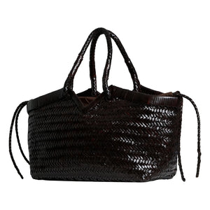 Vipera - Bolso tote Crudelia de piel | Chocolate