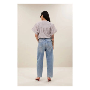 By Bar - Blusa de algodón orgánico Alex | Crema