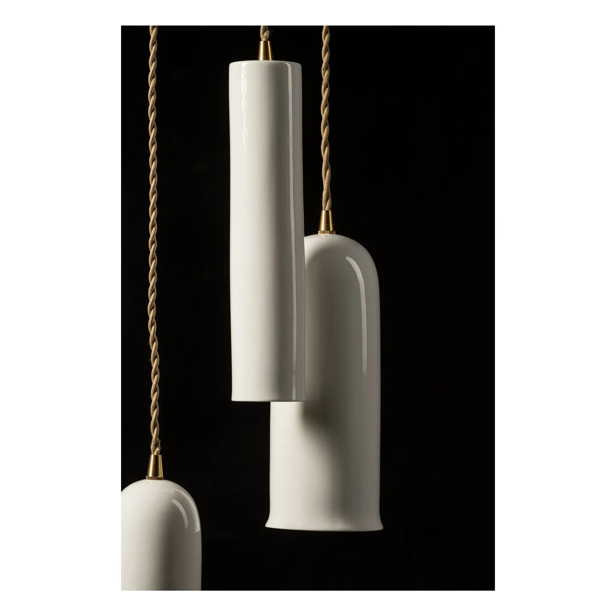 Lámpara colgante de porcelana Serax - Olympia N°4, Anita Le Grelle | Blanco