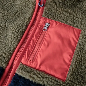 Liewood - Nolan Chaqueta estilo sherpa en bloques de color hecha con fibras recicladas | Kaki