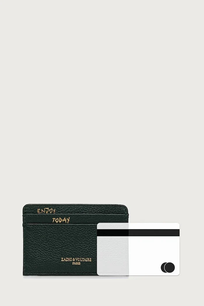 Funda de cartera de cuero para mujer