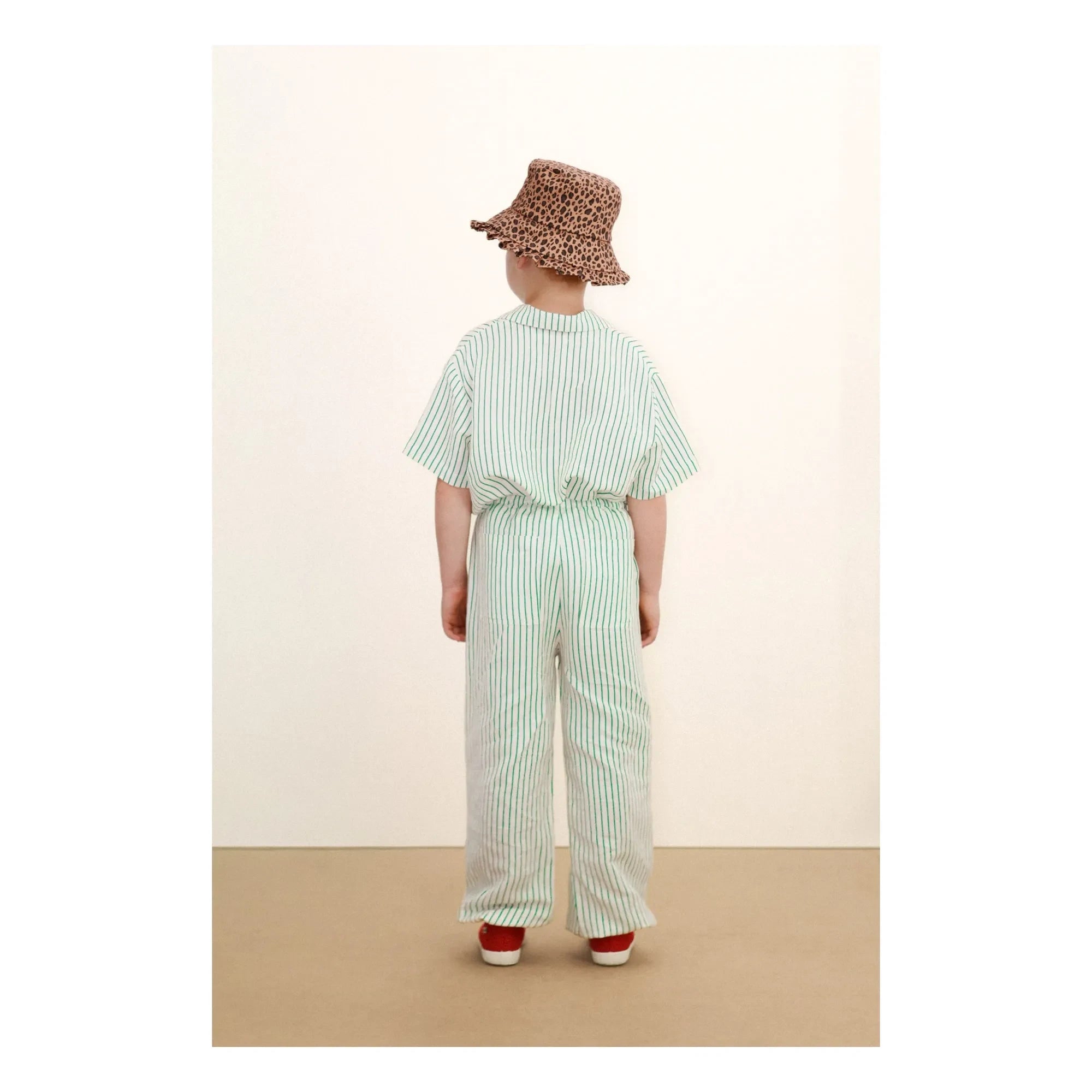 Tinycottons - Camisa de lino a rayas | Blanco