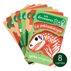 Yoto Player - Tarjetas Explorobots: Dinosaurios - Pack de 8