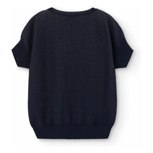 The Animals Observatory - Sudadera de manga corta Bat | Azul marino