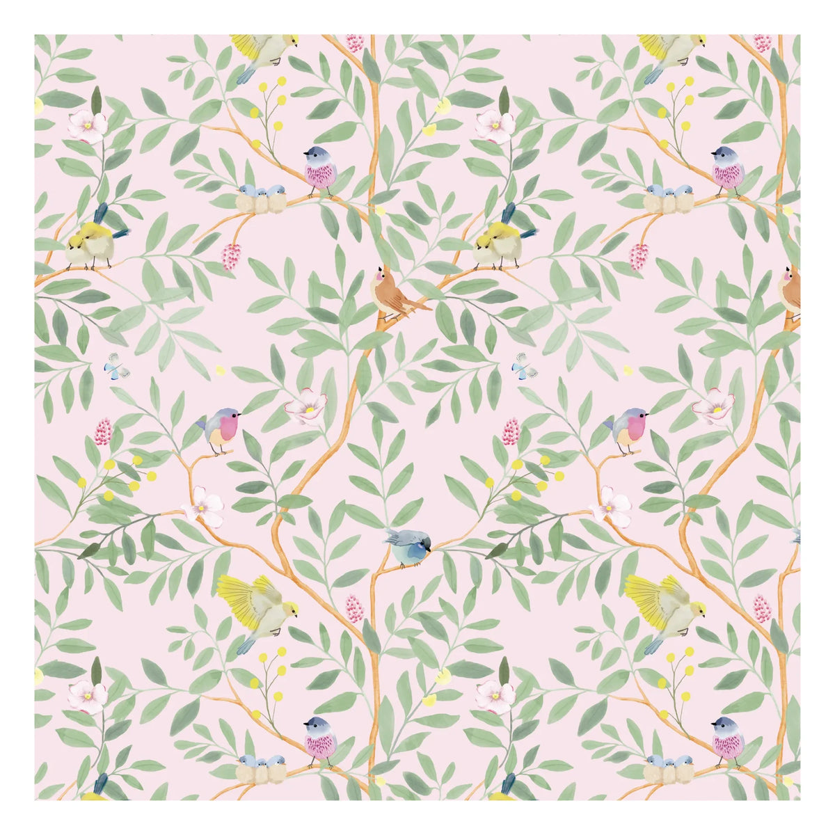 MIMI'lou - Papel pintado primavera | Rosa