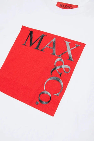 MAX&Co. Camiseta de algodón para niños MAXT1F