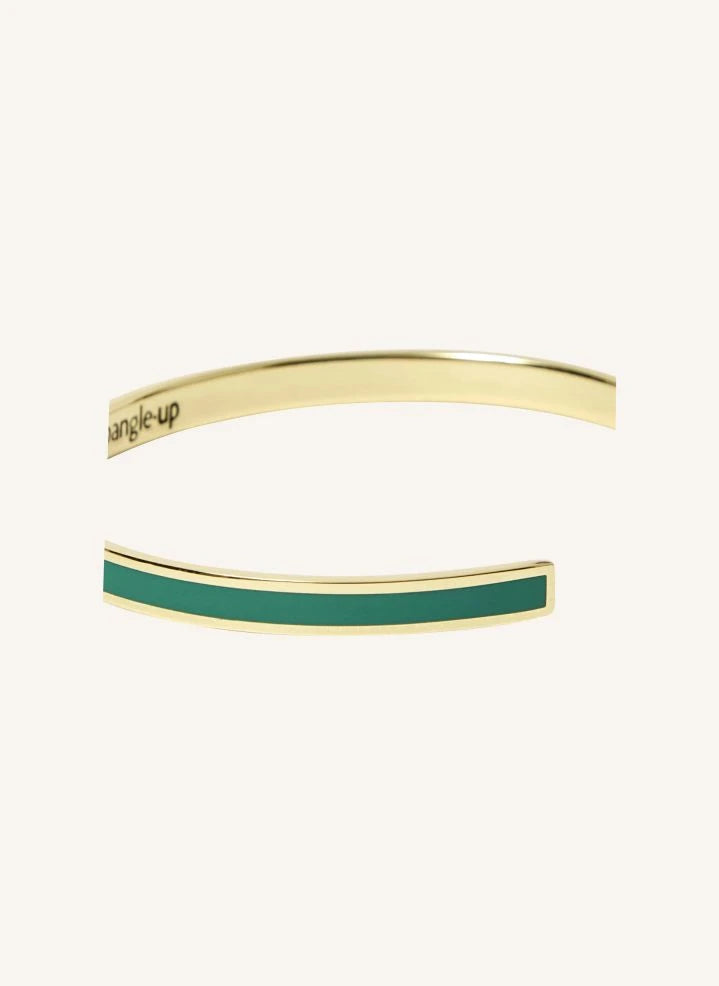 Bangle Up - Pulsera verde esmeralda