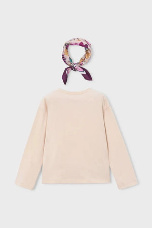 Blusa de algodón de manga larga para niños de Mayoral