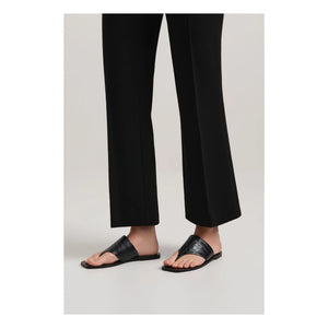 A. Emery - Sandalias de punta abierta con diseño de cocodrilo | Negro