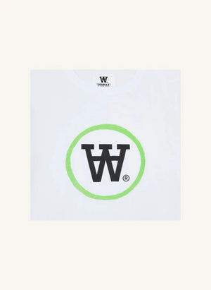 Wood Wood - Camiseta de Logo de Algodón Orgánico Ace - Colección Adultos | Verde
