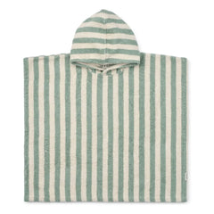 Liewood - Poncho de baño Koi | Menta/crema